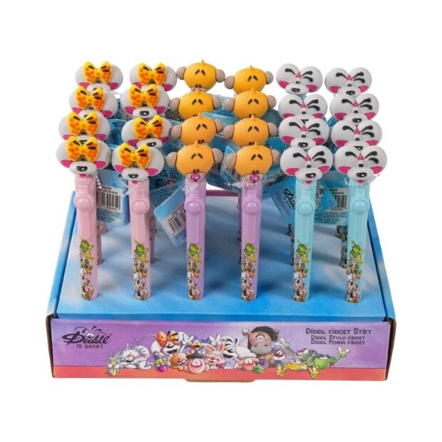 Diddl Fidget-Stift verschiedene Motive Pimboli Lila