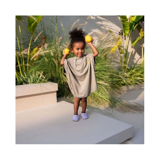 cosy roots Organic UV Poncho - Khaki - UPF50+