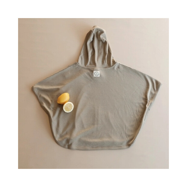 cosy roots Organic UV Poncho - Khaki - UPF50+
