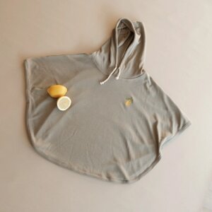 cosy roots Organic UV Poncho - Khaki - UPF50+