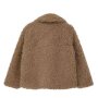 S.Oliver Outdoor-Teddyjacke im Loose Fit mit Reverskragen - clay