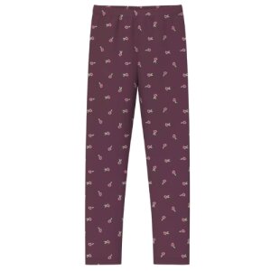 S.Oliver Thermofleece-Leggings im Slim Fit mit floralem...