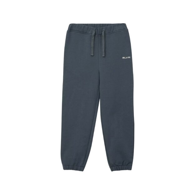 S.Oliver Unisex Jogpants mit Label-Print mit Weitenregulierung - BLUE