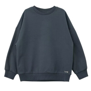 S.Oliver Unisex Oversized-Sweatshirt mit Label-Print - BLUE