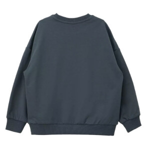S.Oliver Unisex Oversized-Sweatshirt mit Label-Print - BLUE