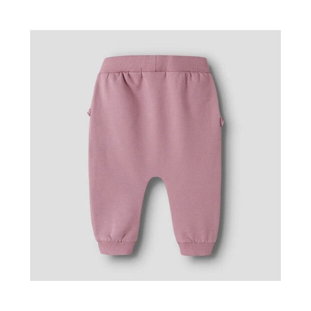 name it - Baby angeraute Stoffhose lilas rosa