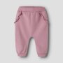 name it - Baby angeraute Stoffhose lilas rosa