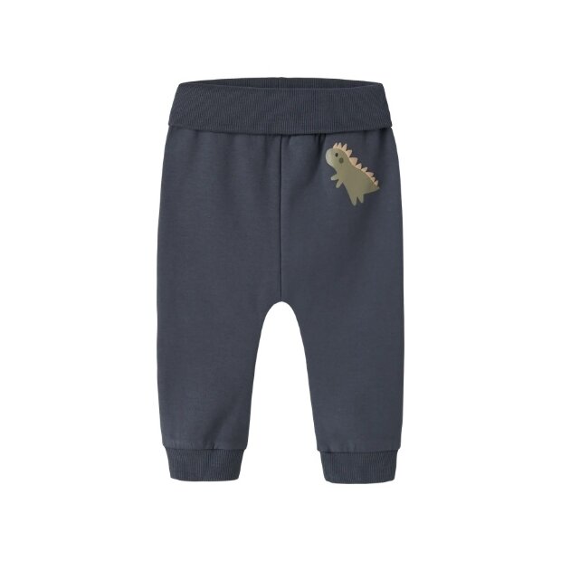 name it - Baby angeraute Hose mit Bund - Ombre Blue Dinos