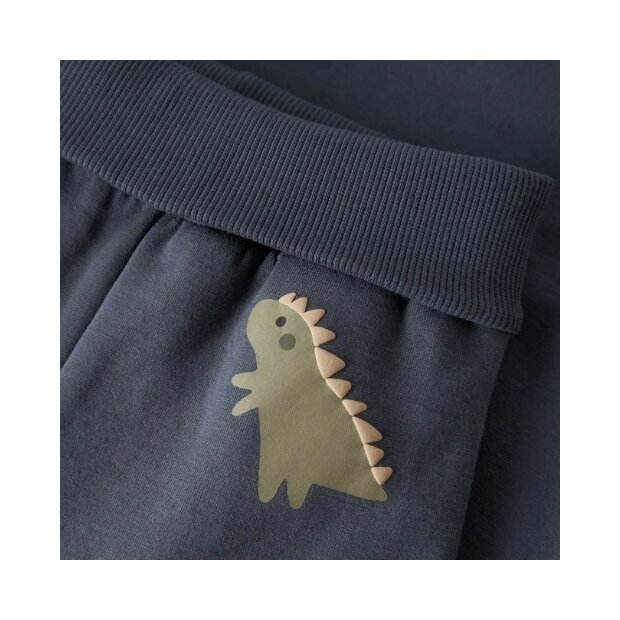 name it - Baby angeraute Hose mit Bund - Ombre Blue Dinos