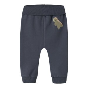 name it - Baby angeraute Hose mit Bund - Ombre Blue Dinos