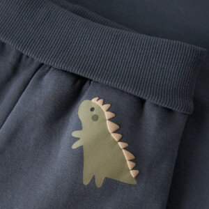 name it - Baby angeraute Hose mit Bund - Ombre Blue Dinos
