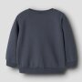 name it - Baby angerauter Sweat Pullover - Ombre Blue Dinos