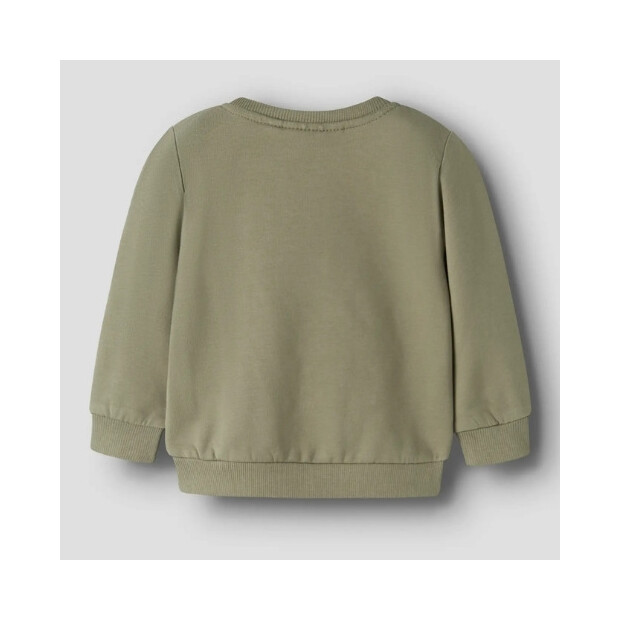 name it - Baby angerauter Sweat Pullover - Mermaid Trees