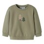 name it - Baby angerauter Sweat Pullover - Mermaid Trees