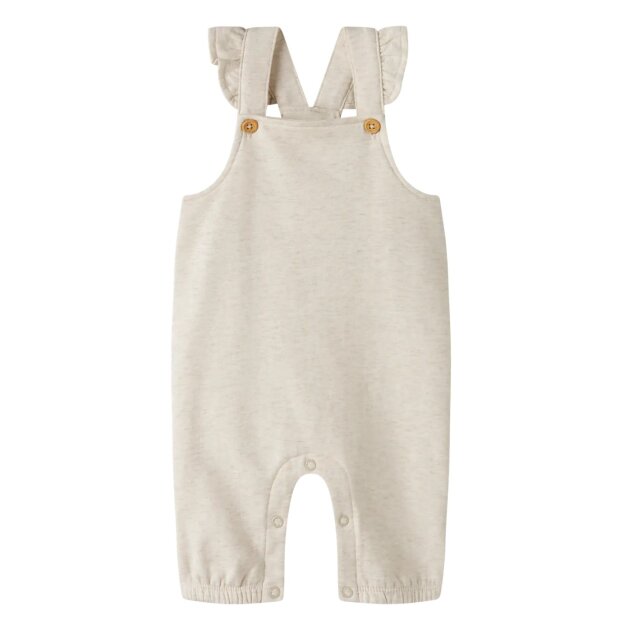 name it - Baby angeraute Latzhose - Peyote Melange