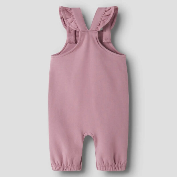 name it - Baby angeraute Latzhose - Lilas rosa