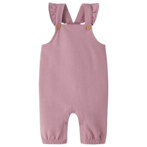 name it - Baby angeraute Latzhose - Lilas rosa