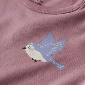 name it - Baby langarm Shirt - Lilas Birds