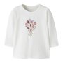 name it - Baby langarm Shirt - Cloud Dancer Floral