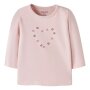 name it - Baby langarm Shirt - Lotus Hearts