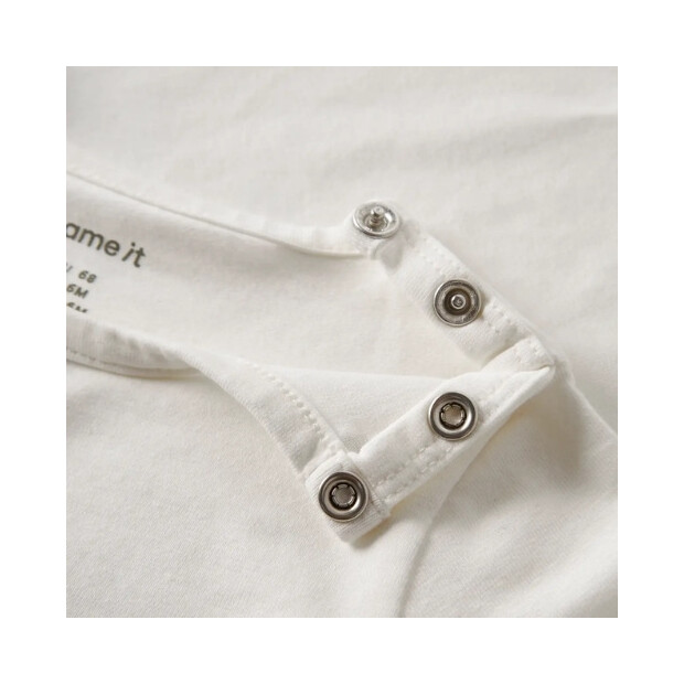 name it - Baby langarm Shirt - Fuchs Cloud Dancer