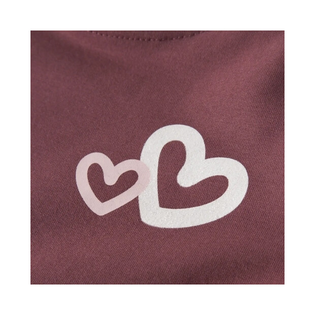 name it - Baby angerauter Pullover Wild Ginger Hearts