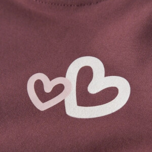 name it - Baby angerauter Pullover Wild Ginger Hearts