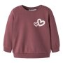 name it - Baby angerauter Pullover Wild Ginger Hearts