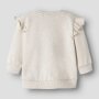 name it - Baby angerauter Pullover Eule Peyote Melange