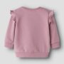 name it - Baby angerauter Pullover Eule Lilas