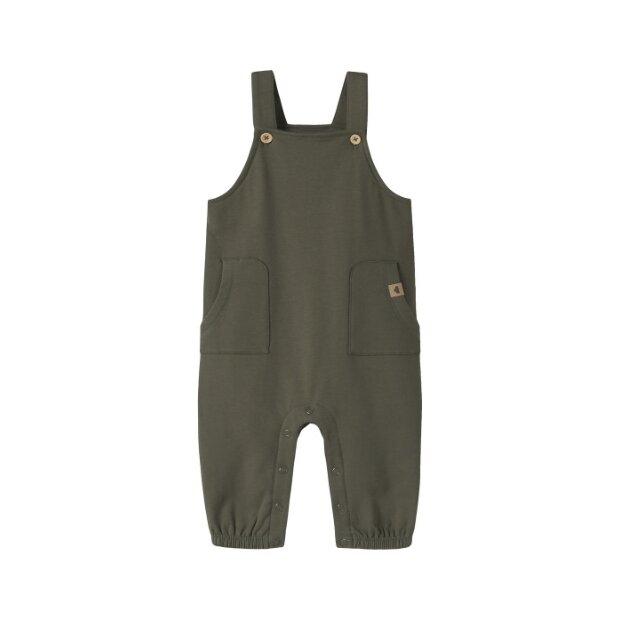name it - Baby Latzhose grün