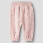 name it - Baby Velour Hose Blümchen Lotus