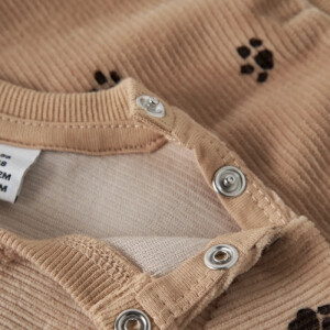 name it - Baby Velour Pullouver Tatzen Sesame