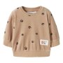 name it - Baby Velour Pullouver Tatzen Sesame