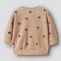 name it - Baby Velour Pullouver Tatzen Sesame