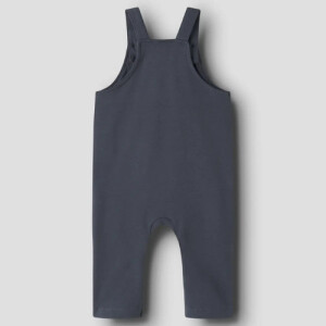 name it - Baby Latzhose angeraut - Dino Ombre Blue