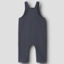 name it - Baby Latzhose angeraut - Dino Ombre Blue