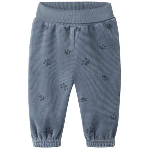 name it - Baby Velour Hose Tatzen Blue Mirage