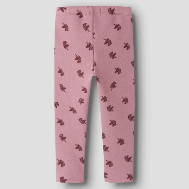 name it Legging Fleece - Einhorn Lilas with Wild Ginger