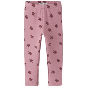 name it Legging Fleece - Einhorn Lilas with Wild Ginger
