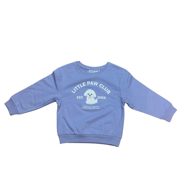 name it angerauter Pullover Hund Heirloom Lilac