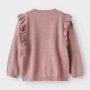name it Strickjacke Glitzer mit Volant - Deauville Mauve tone in tone lurex