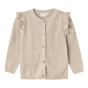 name it Strickjacke Glitzer mit Volant - Peyote tone in...