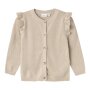 name it Strickjacke Glitzer mit Volant - Peyote tone in tone lurex