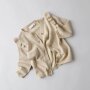 name it Strickjacke Glitzer mit Volant - Peyote tone in tone lurex