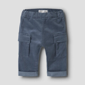 name it - Baby Cord Hose Blue Mirage