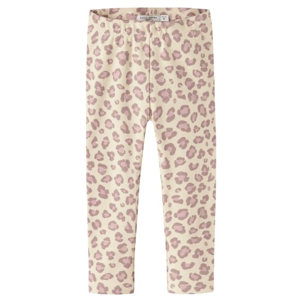 name it Legging Fleece - Leopard Summer Sand