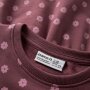 name it angerautes Kleid Blumenmuster Wild Ginger with Lilas Flowers