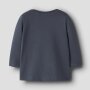 name it - Baby langarm Shirt Ombre Blue Trucks