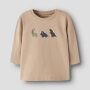 name it - Baby langarm Shirt Sesame Dinos